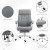 Buy Vinsetto Office Chair, Ergonomic Desk Chair, Fabric Work Study Chair with 155° Reclining Back and Footrest, 7 from Furnituretta