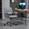 Buy Vinsetto Swivel Computer Office Chair Mid Back Desk Chair for Home Study Bedroom, Light Grey, 2 from Furnituretta