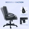 Buy HOMCOM Office Chair, Computer Desk Chair, Mid Back Executive Chair with Adjustable Height and Swivel Rolling Wheels for Home Study, Dark Grey, 5 from Furnituretta