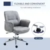 Buy Vinsetto Swivel Computer Office Chair Mid Back Desk Chair for Home Study Bedroom, Light Grey, 6 from Furnituretta