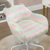 Buy Vinsetto Unicorn Home Office Chair, Height Adjustable Fluffy Desk Chair with Armrests and Swivel Wheels, Colourful, 7 from Furnituretta