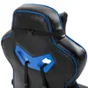 Buy Vinsetto Faux Leather Reclining Gaming Chair, with Footrest - Blue/Black, 8 from Furnituretta