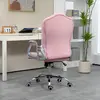 Buy Vinsetto Velvet-Feel Work Chair, with Diamante Back - Pink, 8 from Furnituretta
