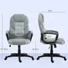 Buy HOMCOM Faux Leather Office Chair - Grey, 3 from Furnituretta
