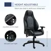 Buy Vinsetto Racing Gaming Chair, Mesh & Faux Leather Computer Chair with High Back, Swivel Wheels, Adjustable Height and Armrest, Black, 4 from Furnituretta