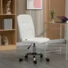 Buy Vinsetto Armless Faux Leather Office Chair - White, 2 from Furnituretta