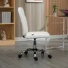 Buy Vinsetto Armless Faux Leather Office Chair - White, 7 from Furnituretta