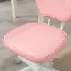 Buy Vinsetto Vanity Office Chair, PU Leather Computer Chair for Home, with Adjustable Height, Armless, Swivel Wheels, Pink, 8 from Furnituretta