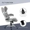 Buy Vinsetto Linen-Look Office Chair, with Adjustable Height and Tension - Grey, 5 from Furnituretta