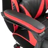 Buy Vinsetto Computer Gaming Chair, Racing Desk Chair with Lumbar Support and Footrest, PU Leather Gamer Chair with Headrest and Swivel Wheels for Home, Red, 9 from Furnituretta