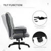 Buy Vinsetto High Back Office Chair, PU Leather Desk Chair, Reclining Swivel Computer Chair for Home, Grey, 6 from Furnituretta