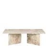 Buy Vega Rectangular Coffee Table - Brown Marble, 2 from Furnituretta