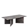 Buy Vega Coffee Table – 140 cm with Marron Turkish Marble Top & V-Shaped Base from Furnituretta