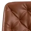 Buy Erik Gas Lift Desk Chair – Brandy PU Leather with Swivel & Height Adjustment, 6 from Furnituretta