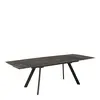 Buy Blackburn Black Ceramic Dining Table – Extendable with Hidden Leaves, 2 from Furnituretta