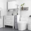 Buy Homcom Slimline Bathroom Storage Free-Standing Bathroom Cabinet, 2 from Furnituretta