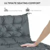 Buy Outsunny 2 Seater Bench Cushion, Garden Chair Cushion, 5 from Furnituretta