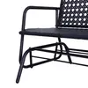 Buy Outsunny 2 Seater Wicker Glider Bench Chair Rocking Chair, 9 from Furnituretta