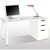 Buy Wells White Computer Desk with 3 Drawers – Spacious & Stylish Workspace, 2 from Furnituretta