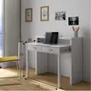 Buy Epsom Computer Writing Desk – Concrete Grey & White Finish with Reversible Legs, 7 from Furnituretta