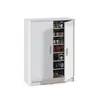Buy Ware Shoe Cupboard – White Matt Finish with 6 Shelves for Up to 30 Pairs, 2 from Furnituretta