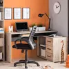 Buy Ramsgate Corner Computer Desk – Oak Effect & Black Finish with Flexible Layout from Furnituretta