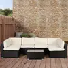 Buy Outsunny Garden Rattan Sofa Seat Cushion Covers Replacement, 2 from Furnituretta