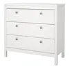 Buy Madrid Chest of 3 Drawers – White Finish, 3 from Furnituretta