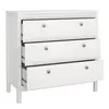 Buy Madrid Chest of 3 Drawers – White Finish, 5 from Furnituretta