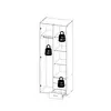 Buy Space Wardrobe – 2 Doors, 3 Drawers in White, 12 from Furnituretta