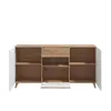 Buy Barnes Sideboard – Artisan Oak & White Gloss Elegance, 3 from Furnituretta
