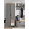 Buy Harwich Mirrored Wardrobe – Graphite Grey & Artisan Oak, 3 from Furnituretta