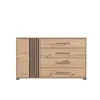 Buy Arlesey Sideboard – Oak Effect & Black Accents, 2 from Furnituretta