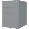 Buy Vinsetto Lockable Cabinet, Rolling Filing Cabinet from Furnituretta