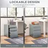 Buy Vinsetto Lockable Cabinet, Rolling Filing Cabinet, 4 from Furnituretta