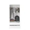Buy Forfar Compact Space-Saving Wardrobe 2 Door & 2 Drawer White, 2 from Furnituretta
