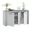 Buy Ramsey White and Grey Sideboard Cabinet from Furnituretta