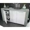 Buy Ramsey White and Grey Sideboard Cabinet – Alpine White & Concrete Grey Finish, 4 from Furnituretta