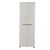 Buy Duns Slim Narrow Compact Wardrobe in Modern White Oak, 2 from Furnituretta