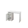 Buy Margam Computer Desk with 1 Door Matt White, Colour: White, 4 from Furnituretta