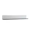Buy Talbot Floating Shelf Wall Shelving White Gloss and Black, 3 from Furnituretta