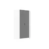 Buy Tenby Corner Wardrobe with Shelves and Rails Grey and White, Colour: Grey, 3 from Furnituretta