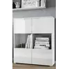 Buy Tenby Display Cabinet 2 Door Glass in High Gloss White from Furnituretta