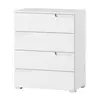 Buy Tenby White High Gloss Chest of Drawers, 2 from Furnituretta
