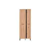 Buy Barry Tall Slim 2 Door Wardrobe Oak Effect, 5 from Furnituretta