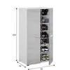 Buy Ware Shoe Cupboard Capacity 12-21 pairs Grey and White, 3 from Furnituretta