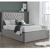 Buy Wilson Grey Fabric Ottoman Bed – Gas Lift Storage Frame in Double, Colour: Grey, Size: Double (4ft6), Item Width: 145, 3 from Furnituretta