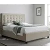 Buy Brandon Oatmeal Fabric Ottoman Bed – King | Gas Lift Storage Frame with Buttoned Headboard, Colour: Oatmeal, Size: King (5ft), Item Width: 157.5, 3 from Furnituretta