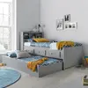Buy Veera Grey Guest Bed Single, Colour: Grey, Size: Single (3ft), Item Width: 101.5, 5 from Furnituretta