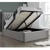 Buy Wilson Grey Fabric Ottoman Bed – Gas Lift Storage Frame in King Size, Colour: Grey, Size: King (5ft), Item Width: 160, 4 from Furnituretta